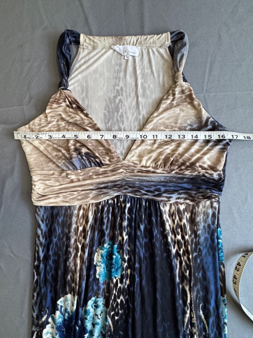 S-Twelve Maxi Dress Size Large - Picture 7 of 12